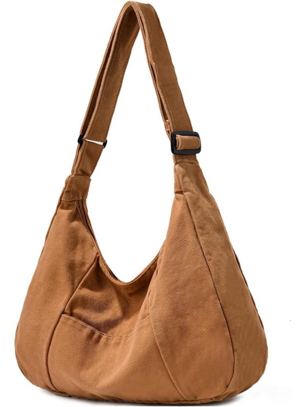 Stylish Canvas Hobo Crossbody Tote Bag - Unisex Messenger Bag for Everyday Use